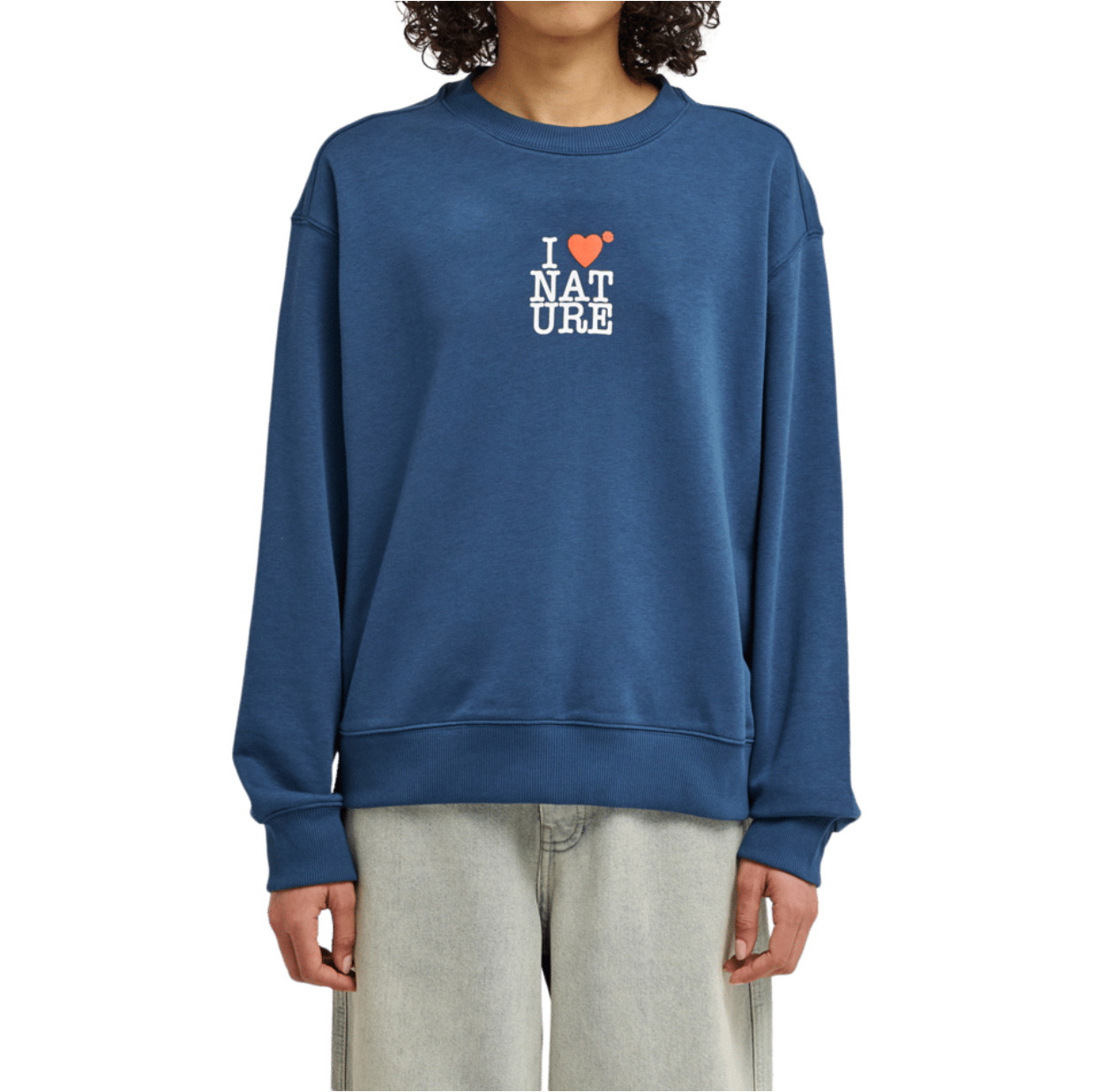 2026 Element Frauen Ich Liebe Sweatshirt ELJSF00133 - Dark Denim